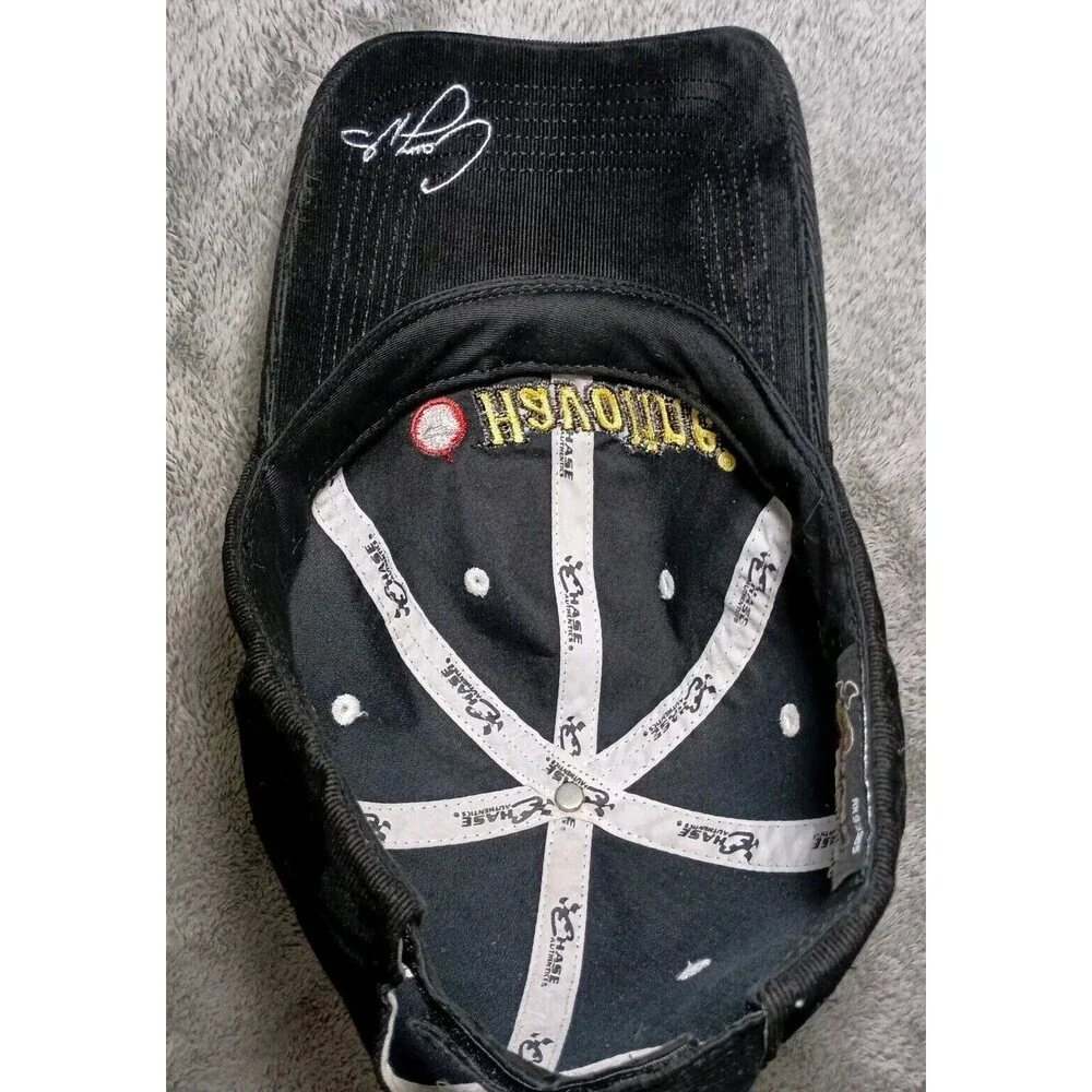 Rare Corduroy NASCAR Havoline Ganassi Racing 42 Cap Strapback Hat Embroidered